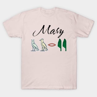 MARY-American names in hieroglyphic letters,  a Khartouch T-Shirt